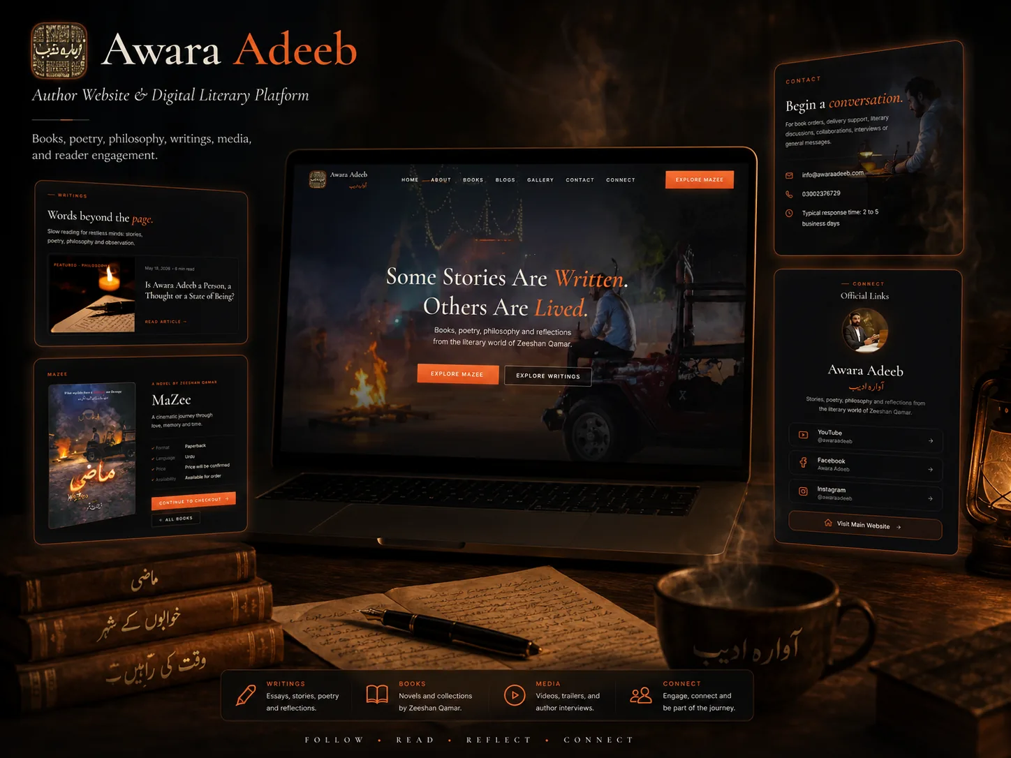 Awara Adeeb — Author Website & Digital Literary Platform